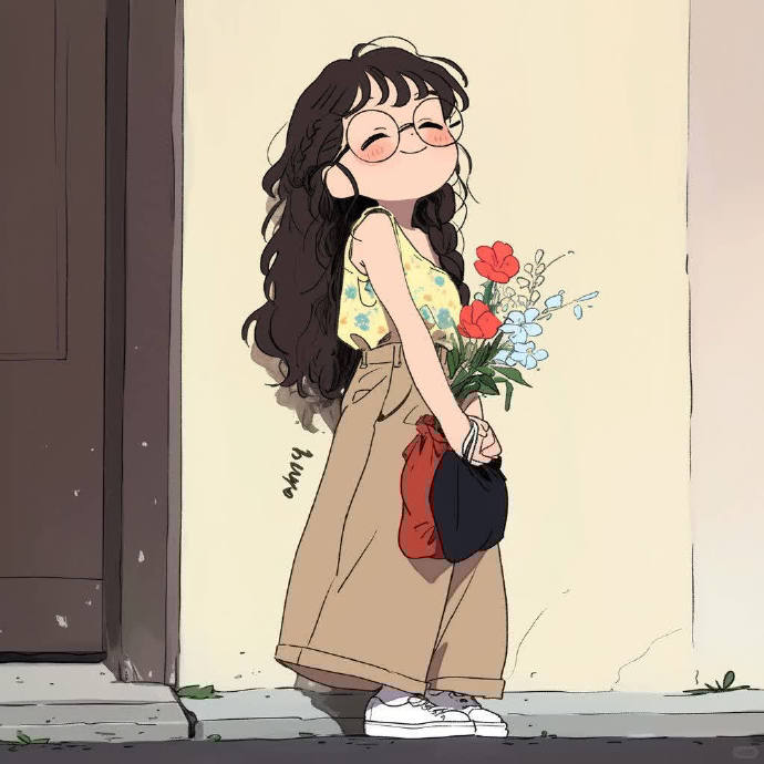 治愈系的可爱女孩头像图片(萌系治愈女孩头像)