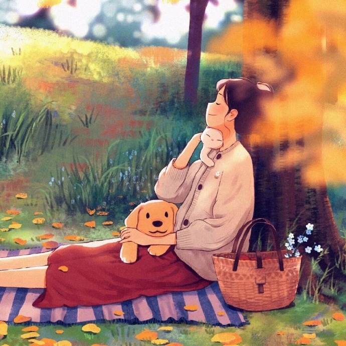 ins盐系少女动漫头像(森系甜妹动漫头像)