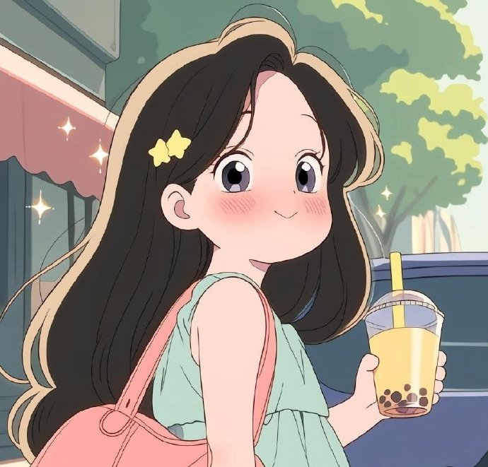 甜系女孩头像粉色动漫(粉色系动漫少女头像设计)